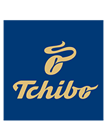 Logo Tchibo Blau Gold